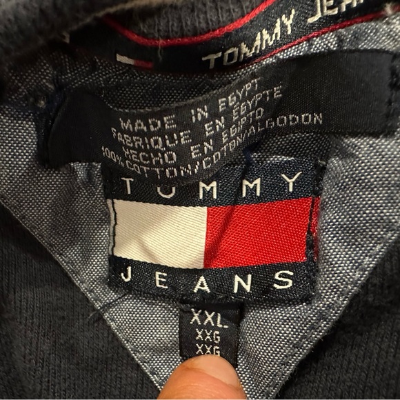Tommy Jeans Vintage VTG Logo Short Sleeve Shirt XXL - Picture 6 of 8